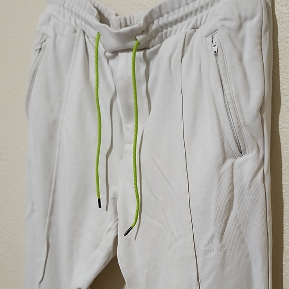 Scotch & Soda Green and White Joggers with Elastic Waistband - Picture 5 of 12
